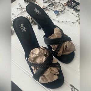 Mossimo SEXY👠 Leather 3.5 inch Heels fit 9.5
